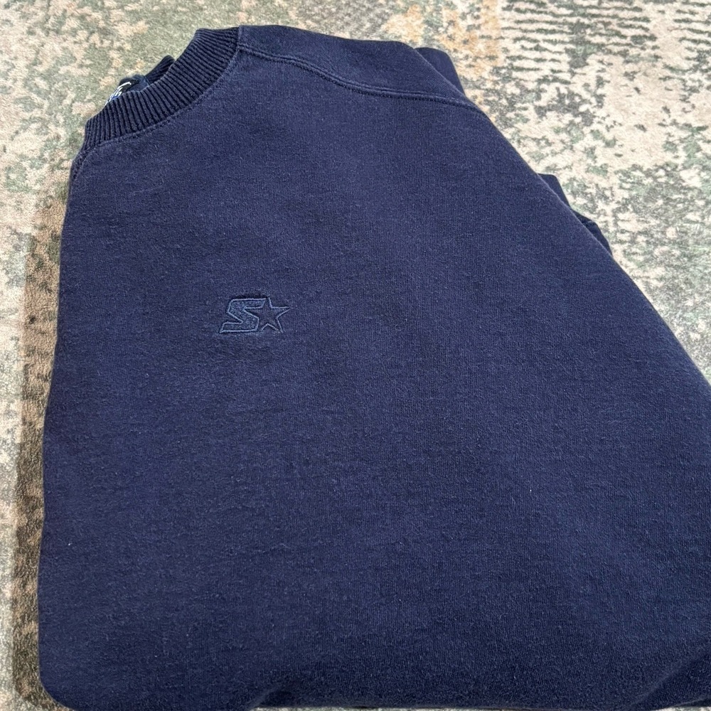 Vintage Starter "Pro 80 Heavyweight" crewneck sweatshirt navy blue 3XL
